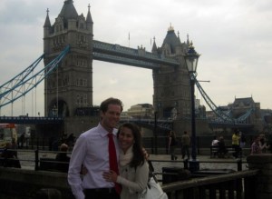 A picture from our honeymoon in Europe <3