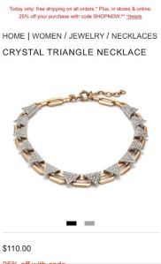Crystaltrianglenecklace